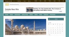 Desktop Screenshot of emiratesnewswire.com