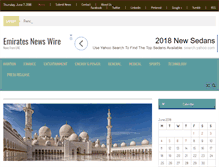 Tablet Screenshot of emiratesnewswire.com